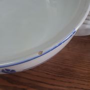 Série de plats Badonviller Fleurs bleues