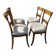 Lot of 4 chairs