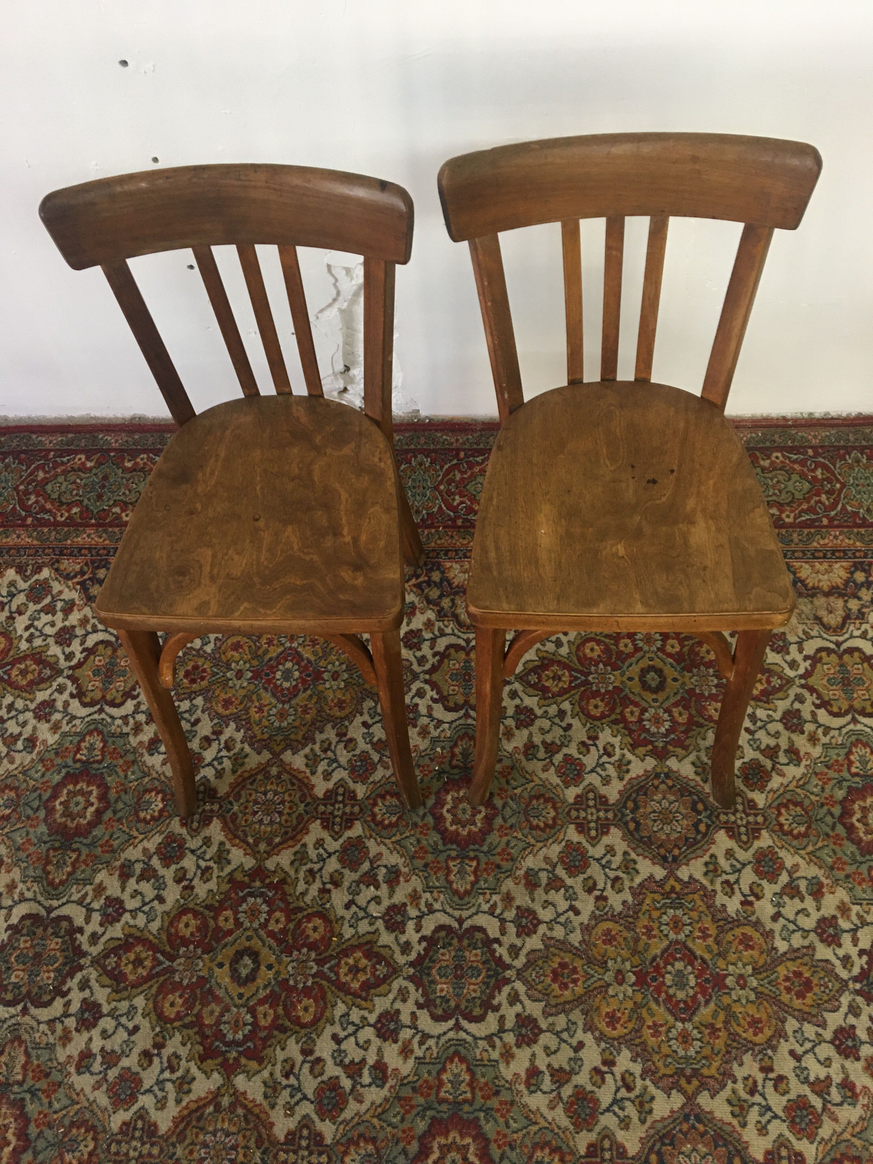 Paire de chaises bistrot Baumann