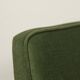 Fauteuil vintage moderne chêne clair vert royal 1962 design par Chierowski