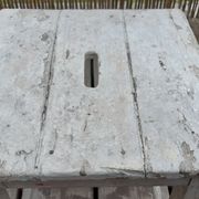 Patinated workshop stool 1930