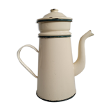 Green beige enamelled coffee maker 28