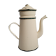 Green beige enamelled coffee maker 28