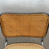 Cesca design chair b32 model in black and chrome