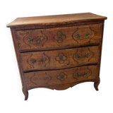 Antique oak chest of drawers