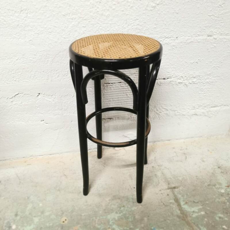 Canned seated bar stool