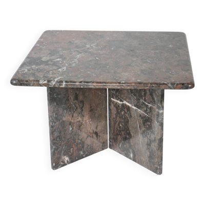 Table basse en marbre véritable vintage des années 1970