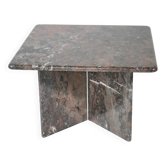 Table basse en marbre véritable vintage des années 1970