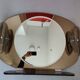 Smoked glass bathroom mirror, Italian design, 1980s.