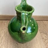 Pichet ou Cruche à Eau Ancien en Terre Cuite Vernissée (Orjol)