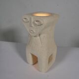 Lampe de table en pierre calcaire par Albert Tormos Art Lamp années 1970