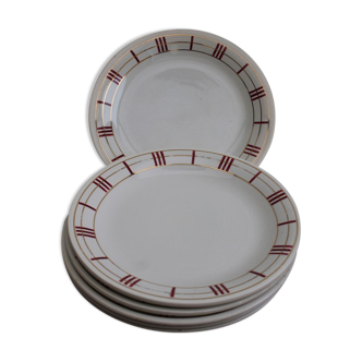 Set of 6 dessert plates