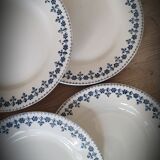 Set 6 plates Terre de Fer Barbeaux
