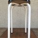 Formica blue stool