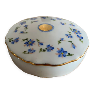 Boite porcelaine limoges france peint a la main 2009 en parfait etat