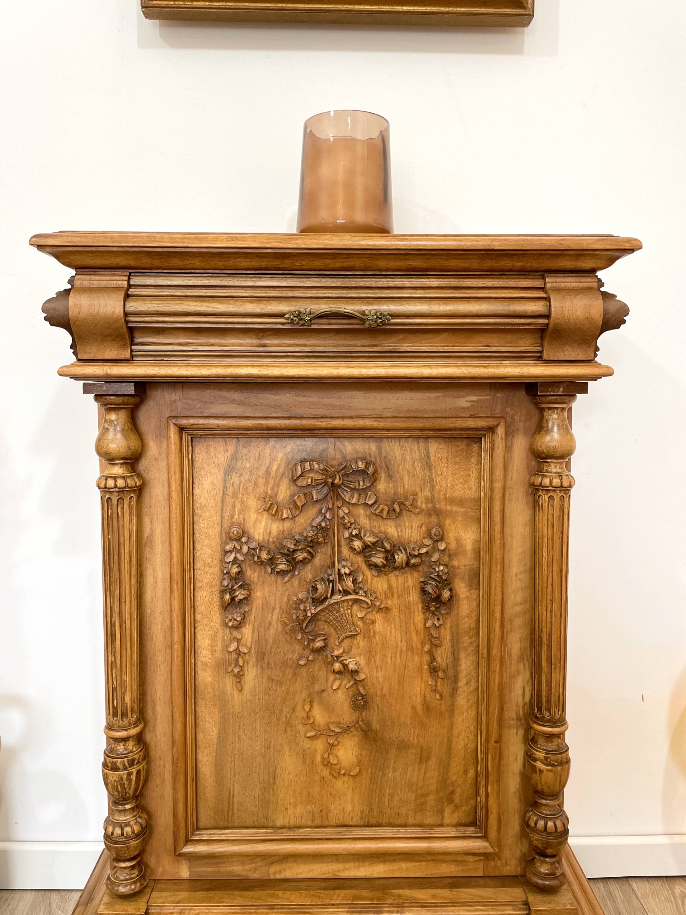 Napoleon III height walnut furniture - Double decoration
