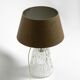 Heavy large Mid Century Modern glass table lamp by Rupert Nikoll Vienna | h