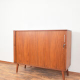 Mid-Century Danish Teak Tambour Doors Sideboard, 1960s.