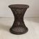 Tabouret tamtam diabolo vintage 1970's en rotin
