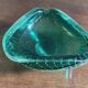 Green Murano ashtray
