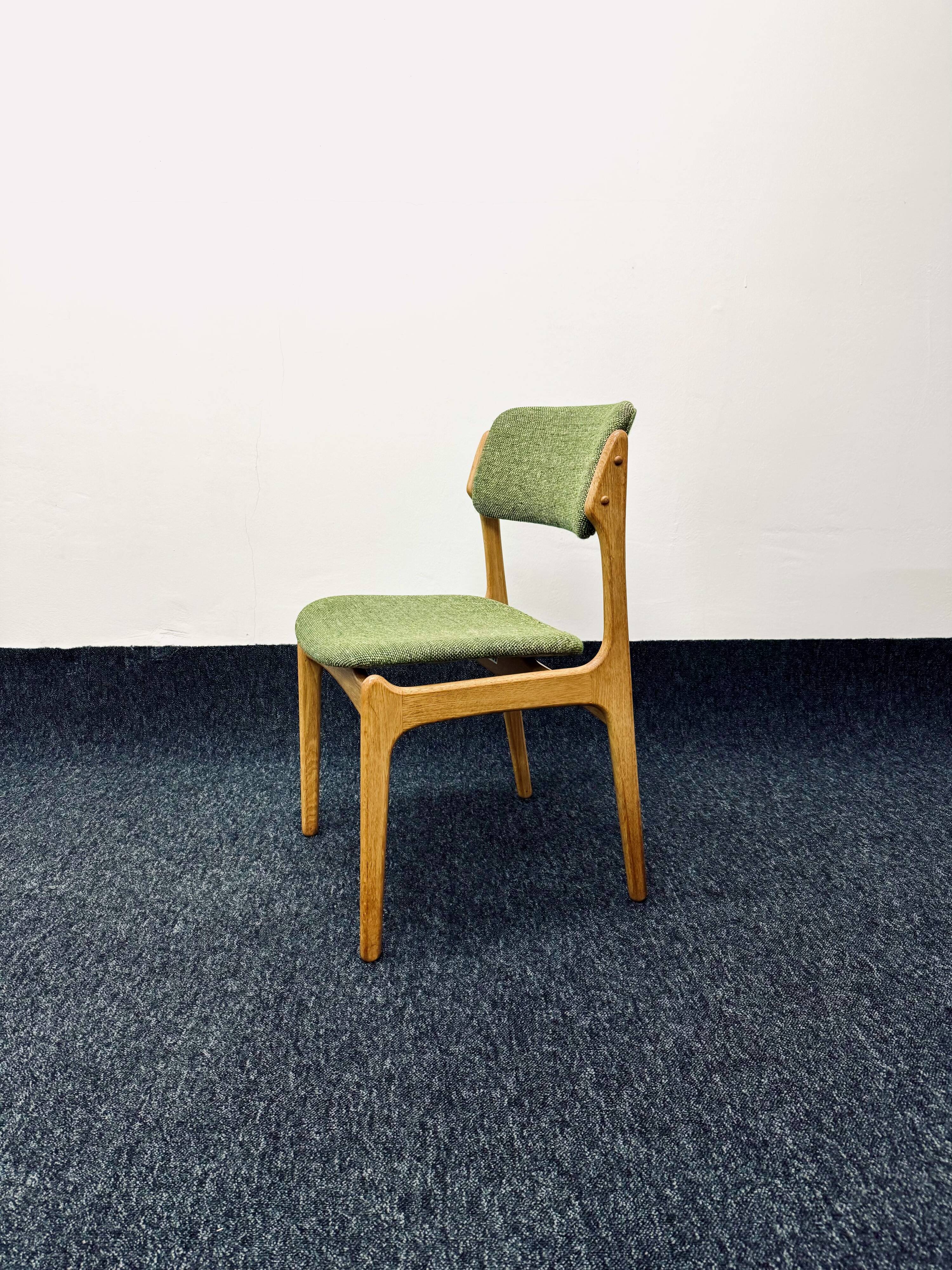 Set of 4 Danish Oak Dining Chairs by Erik Buch for O.D. Mobler