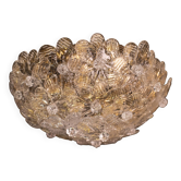 Murano Ceiling Light Flower by Seguso for Venini, Italy, 1960s