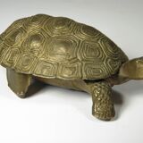 "turtle" ashtray in brass