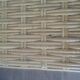 Vintage bamboo and rattan console