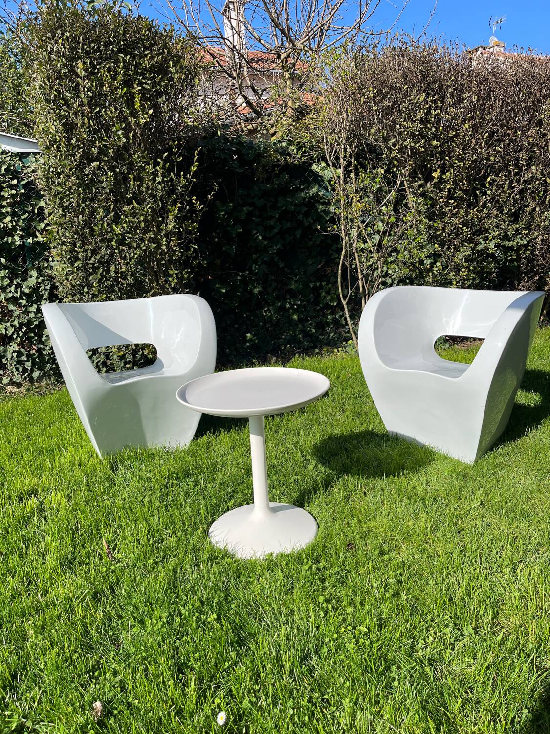 2 litlle albert armchairs by ron arad