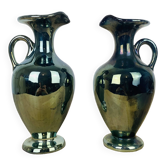 Paire de vases grès flammé Cytere Rambervillers
