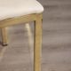 Set of 6 Vintage 1970s Chairs in Gold-Plated Brass, Designed by Renato Zevi