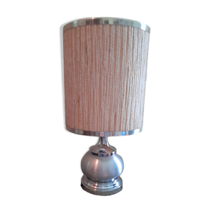 Lampe a poser pied inox brossé