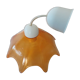 Suspension star orange glass