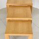 Tables gigognes en frêne modèle 777 par Afra & Tobia  Scarpa pour Cassina, Italie années 60