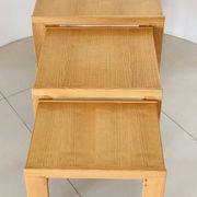Model 777 ash nesting tables by Afra & Tobia Scarpa for Cassina, Italy 1960s