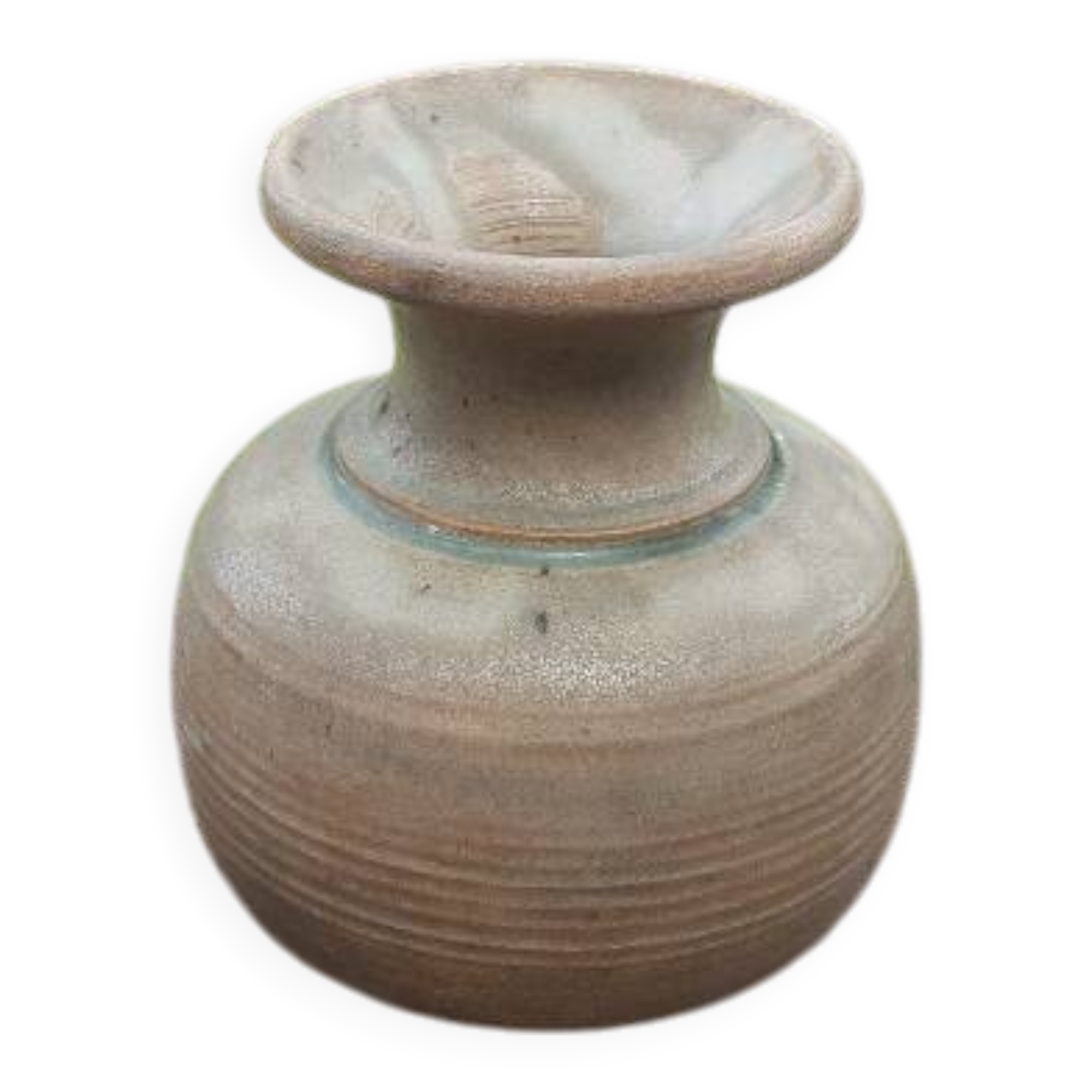 Glazed stoneware ball vase 1970 Philippe Aubert