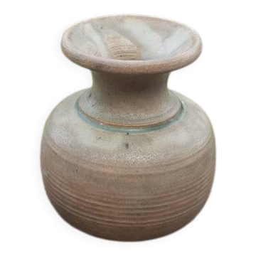 Glazed stoneware ball vase 1970 Philippe Aubert
