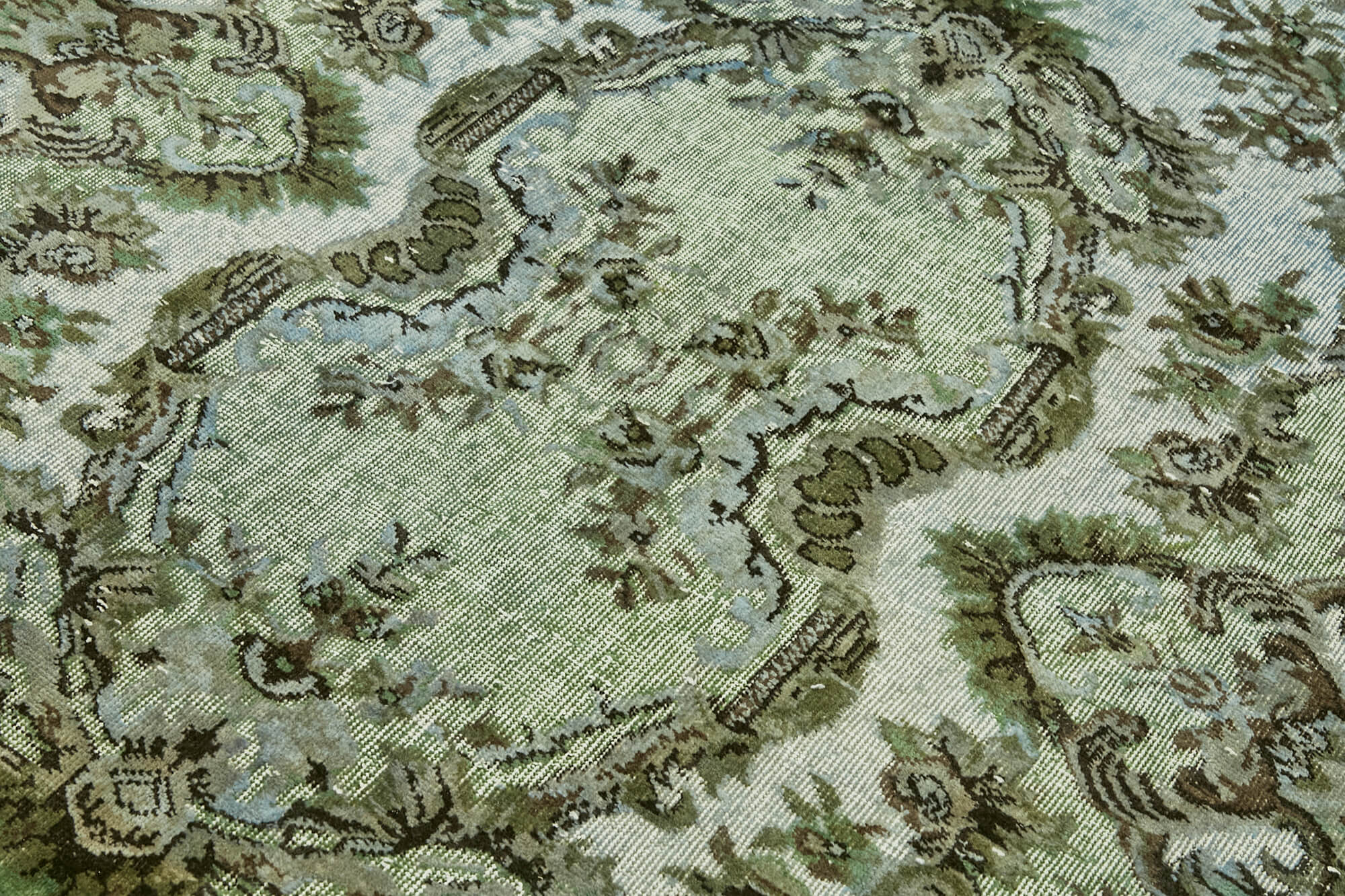 Hand-Knotted Vintage Turkish 1980s