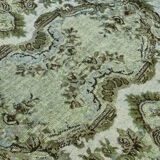 Hand-Knotted Vintage Turkish 1980s