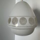 Space Age design glass chandelier from the 70s