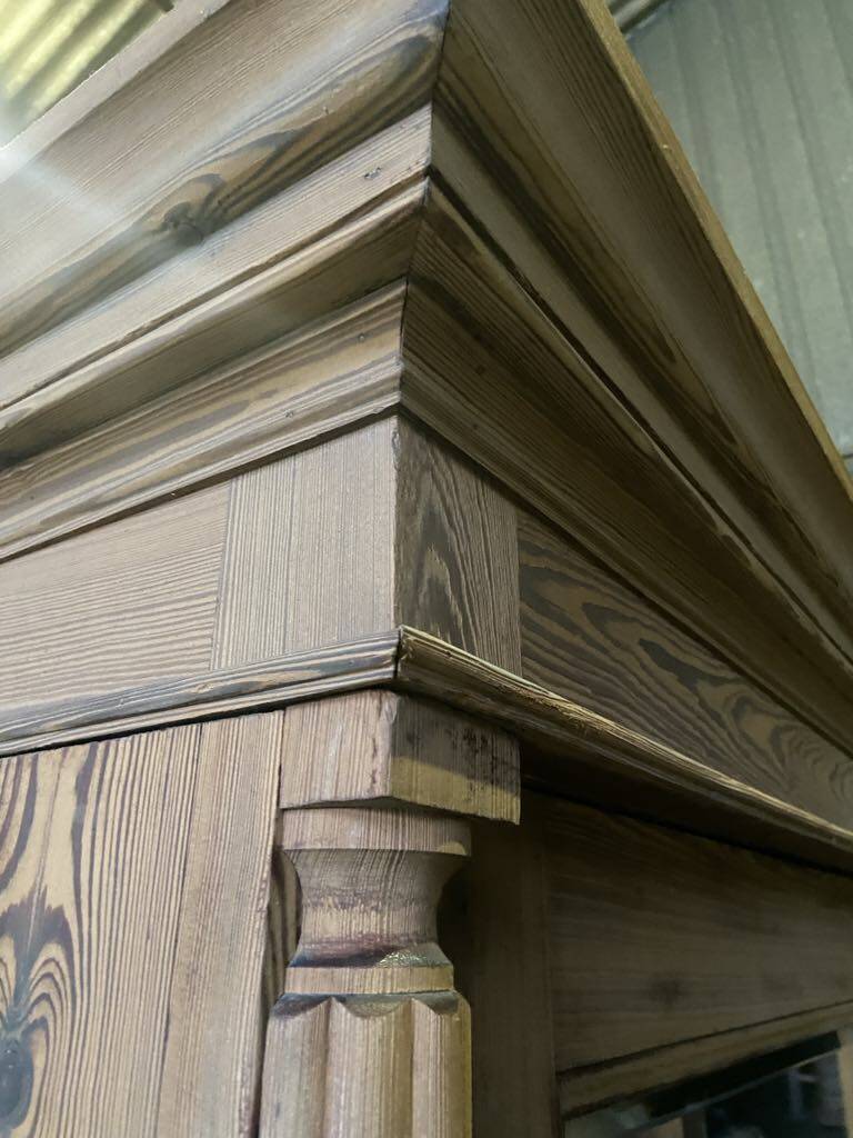 Raw wood wardrobe / closet