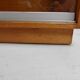 Vintage shop display cabinet with sliding doors