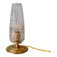 Vintage tulip table lamp in glass