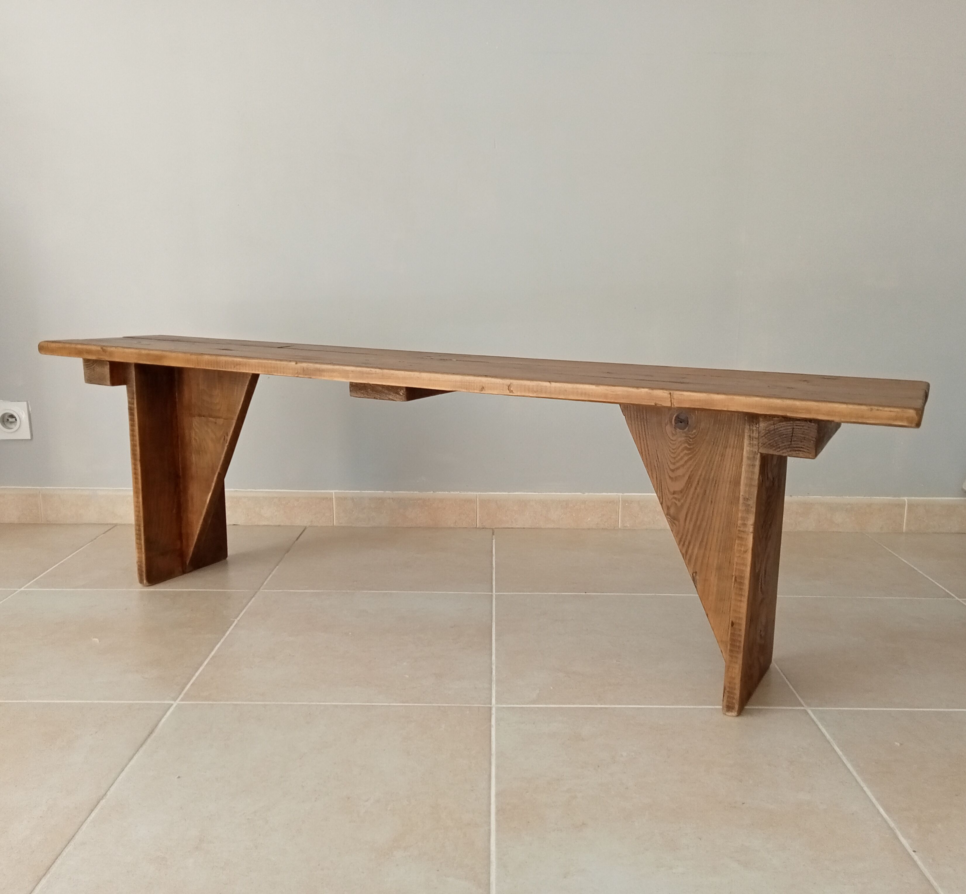 Vintage country bench 70s