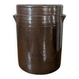 Large ancient stoneware pot