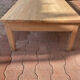 Wooden coffee table with drawer