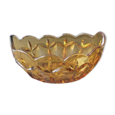 Empty amber glass pocket