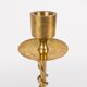 Paire de bougeoirs style Art Deco en laiton