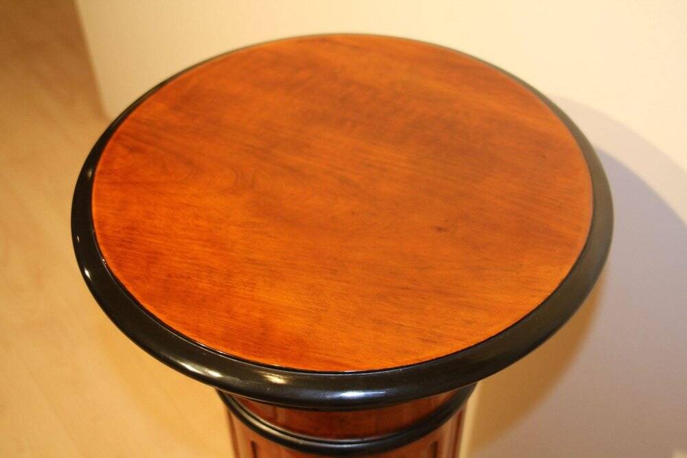 Neoclassical Rotating Pedestal in Beech Wood, Germany, 1920s