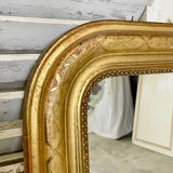 Mirror louis philippe gilded 19th